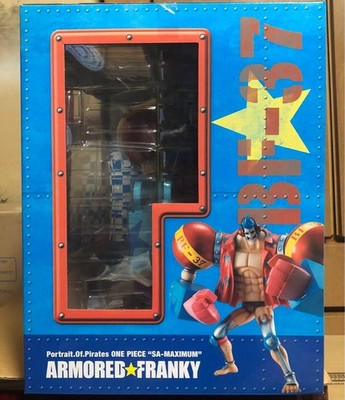 ONE PIECE SA MAXIMUM ARMORED FRANKY POP MEGAHOUSE FIGURE UNOPENED SEALED