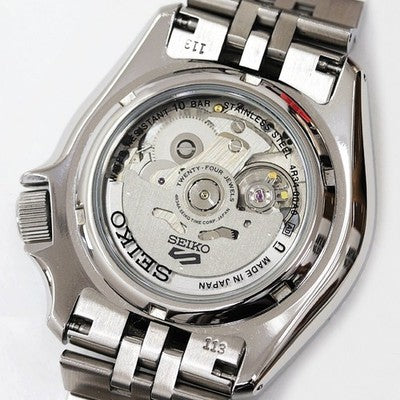 Seiko 5 Sports GMT SBSC001 4R34-00A0 Automatic Watch Black Dial Used from Japan
