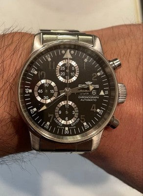 FORTIS FLIEGER CLASSIC CHRONOGRAPH VALJOUX 7750 AUTOMATIC LIMITED 500 MENS