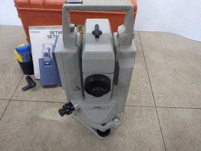 SOKKIA SET6ES TOTAL STATION SURVEYING INSTRUMENT - CHARGER NOT INCLUDED AS IS