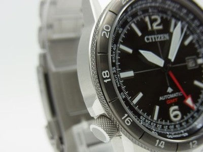 CITIZEN PROMASTER SKY GMT AUTOMATIC MEN'S STAINLESS STEEL WATCH NB6046-59E