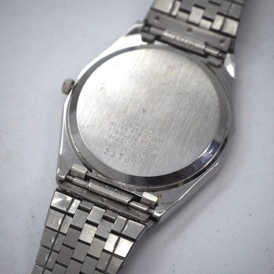SEIKO KING QUARTZ TWIN QUARTZ 9443-7000 WHITE DIAL MENS WATCH JDM VINTAGE 1980