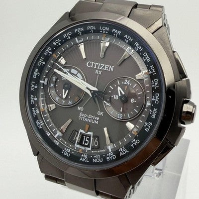 CITIZEN ATTESA SATELLITE WAVE H950-S094747 ECO-DRIVE GPS SOLAR TITANIUM WATCH