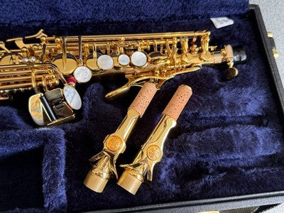 YAMAHA YSS-875EX SOPRANO SAXOPHONE PROFESSIONAL JAPAN EXCELLENT CONDITION SET JP