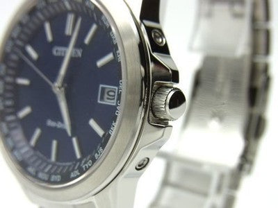 CITIZEN ECO-DRIVE DIRECT FLIGHT CB1090-59L RADIO MEN'S WATCH 38.7MM SS