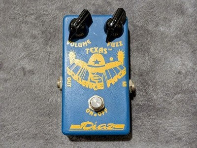 DIAZ TEXAS SQUARE FACE 1995 NTE103 FUZZ GUITAR EFFECTS PEDAL TESTED BOXED