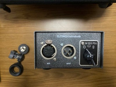 TELEFUNKEN TF47 TUBE CONDENSER MICROPHONE POWER SUPPLY FULL SET UNUSED