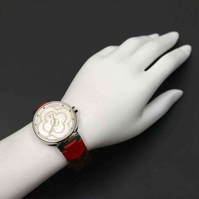 LOUIS VUITTON QA021 TAMBOUR MOON DIVINE GM MEN'S WRISTWATCH DIAMOND WHITE SHELL