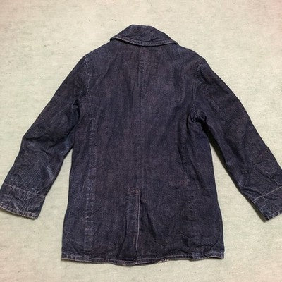 SUGAR CANE X MISTER FREEDOM DENIM PEA COAT SIZE M EXCELLENT++++