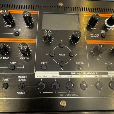 ROLAND JUPITER-XM SYNTHESIZER KEYBOARD W/ AC ADAPTER MANUAL NEAR MINT FROM JAPAN