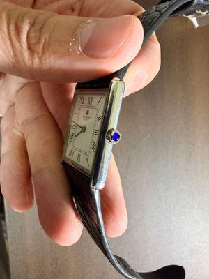 UNIVERSAL GENEVE VINTAGE RECTANGULAR MANUAL WIND MEN'S WATCH - WHITE DIAL
