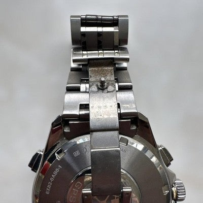 SEIKO SBXB005 ASTRON GPS SOLAR RADIO WATCH BLUE DIAL TITANIUM ANALOG MODEL