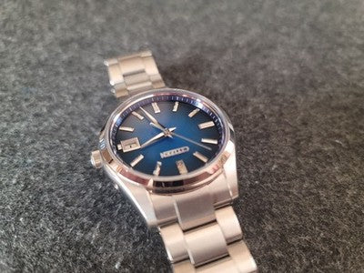 CITIZEN THE CITIZEN AQ4000-51L ECO DRIVE BLUE DIAL HIGH ACCURACY WATCH 40MM