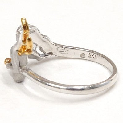 CARRERA Y CARRERA RING SV925/K18 ANGEL FAIRY FASHION JEWELRY SIZE: 19