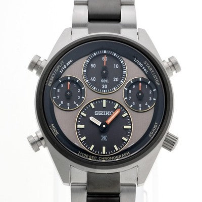 SEIKO SBER005 PROSPEX SPEED TIMER SOLAR CHRONO QUARTZ MEN'S WATCH ROUND FACE