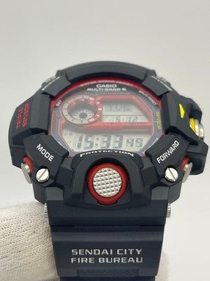 CASIO G-SHOCK GW-9400NFST RANGEMAN FIRE RESCUE TEAM 25TH ANNIV WATCH BOX
