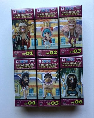 ONE PIECE WCF DONQUIXOTE FAMILY 6 SET FIGURE DF01-DF06 PRIZE JAPAN RARE