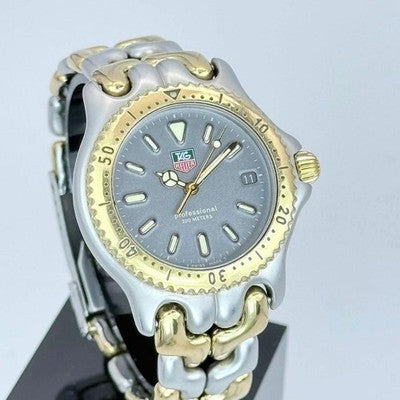 TAG HEUER CELL PROFESSIONAL S95.213 GRAY QUARTZ 200M WATER RESISTANT WATCH 33MM