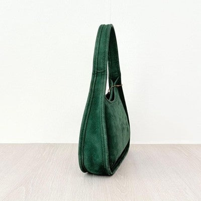 VINTAGE COACH SONOMA ERGO GREEN NUBUCK LEATHER HANDBAG 90S RARE MINI BAG