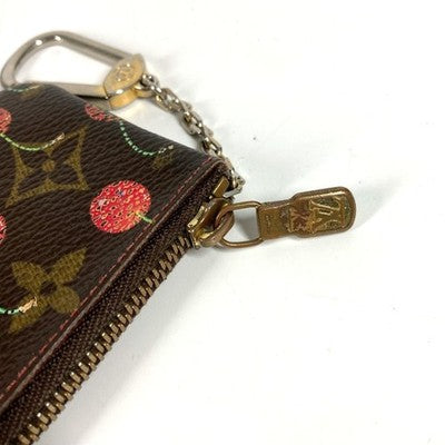 LOUIS VUITTON MONOGRAM CHERRY POCHETTE CLES COIN PURSE KEY POUCH M95042
