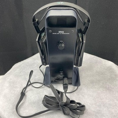 STAX SRM-300 AMPLIFIER W/ SR-202 HEADPHONES & OYAIDE POWER CABLE - TESTED
