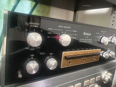 MCINTOSH C28 STEREOPHONIC PREAMPLIFIER VINTAGE HIGH END AUDIO STEREO AMP