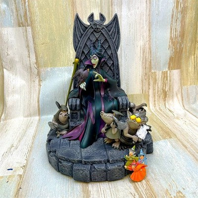 DISNEY MALEFICENT TRINKET BOX FIGURE SLEEPING BEAUTY VILLAIN RESIN RARE