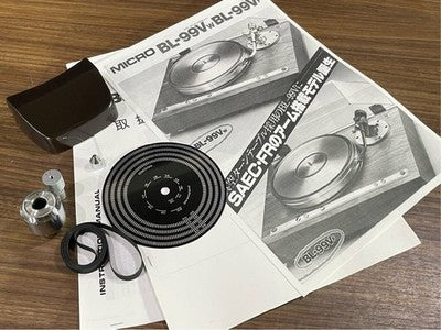 MICRO RECORD PLAYER BL-99VW RP-99V WE-407/TM EQUIPPED MODEL TURNTABLE JAPAN