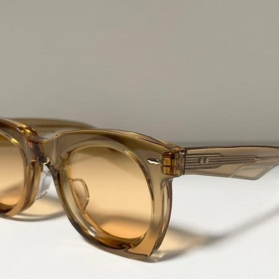 JACQUES MARIE MAGE AVA MEN'S SUNGLASSES LTD TO 350 JAPAN MADE COL. CLEAR BROWN