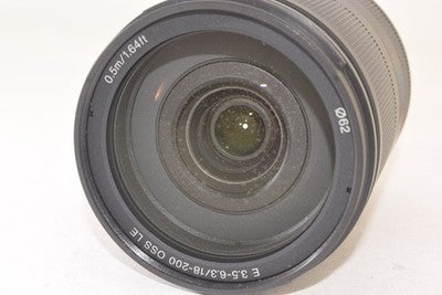 SONY E 18-200MM F3.5-6.3 OSS LE SEL18200LE HIGH-MAGNIFICATION ZOOM LENS AS IS