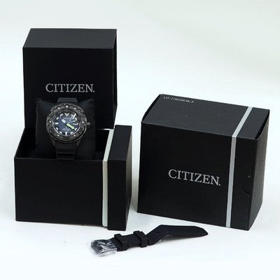 CITIZEN NB6005-05L Promaster Marine Auto Navy Dial 45mm w/ Box Extension Band