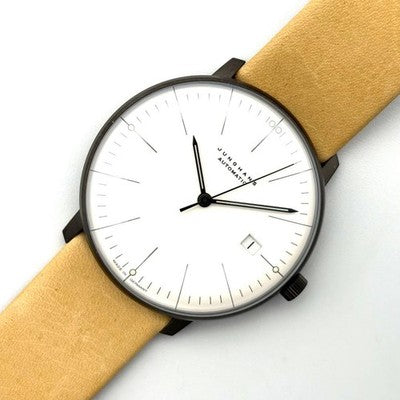JUNGHANS MAX BILL BAUHAUS AUTOMATIC WATCH 027/4000 MEN'S EXCELLENT UNUSED W/ BOX