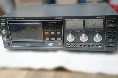 TEAC C-3X CASSETTE DECK OVERHAILED DOUBLE SPEED 3-HEAD SYSTEM CAPACITOR