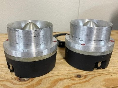 JBL 075 BULLET TWEETER PAIR 8OHM EARLY MODEL RED SEAL VINTAGE AUDIO GOOD