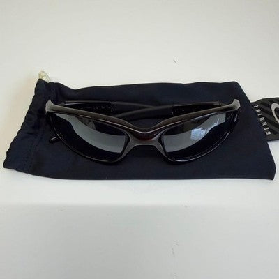 OAKLEY NEW STRAIGHT JACKET BLOOD SKULL BLACK IRIDIUM RARE STRETCH SKULL LOGO BOX