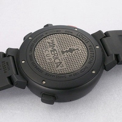 LOUIS VUITTON TAMBOUR AMERICA'S CUP Q101A CHRONOGRAPH MENS WATCH LIMITED EDITION