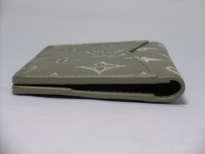 LOUIS VUITTON ORGANIZER POCKET A028 OLIVE GREEN CARD HOLDER WALLET RARE