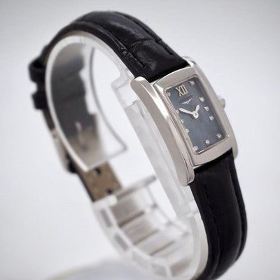 LONGINES DOLCEVITA MINI L5.158.4 11 DIAMOND BLUE MOP QUARTZ WATCH 17CM/6.7IN