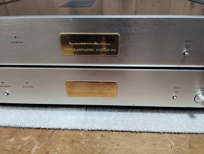 LUXMAN B 1 MONO POWER AMPLIFIER PAIR VINTAGE HIGH END AUDIO JAPAN