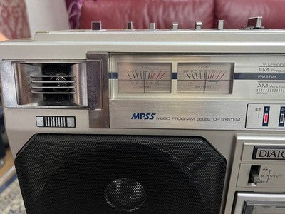 DIATONE JR-711 STEREO RADIO CASSETTE BOOMBOX CONFIRMED OPERATION USED FROM JAPAN