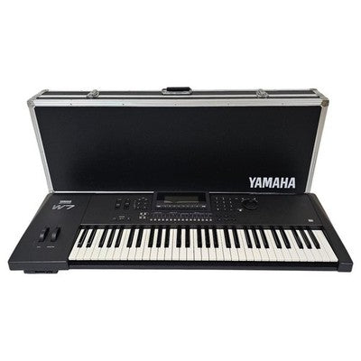 YAMAHA W7 61-KEY WORKSTATION SYNTHESIZER MADE IN JAPAN W/ ORIGINAL HARD CASE