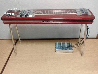 TEISCO 1968 8-STRING PEDAL STEEL GUITAR WITH CASE RARE VINTAGE EXCELLENT+++