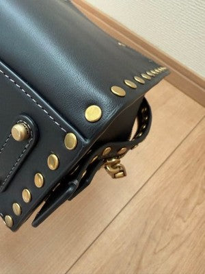 COACH ROGUE 17 RIVETS 2-WAY BAG 1941 COLLECTION GLOVETANNED LEATHER MINI BAG