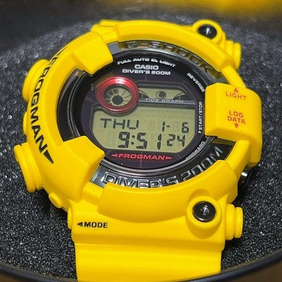 CASIO G-SHOCK GF-8230E-9JR FROGMAN 30TH ANNIVERSARY LIGHTNING YELLOW