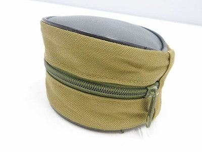 ORVIS FLY REEL CASE 10 CM IN HEIGHT, 10 CM IN WIDTH, AND 7 CM IN DEPTH