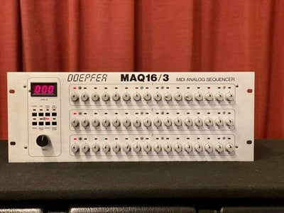 DOEPFER MAQ 16/3 MIDI ANALOG SEQUENCER - W/ JAPANESE MANUAL