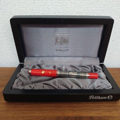 PELIKAN AP33 FOUNTAIN PEN NIB F 18K WITH ORIGINAL BOX VINTAGE RARE USED FROM JP