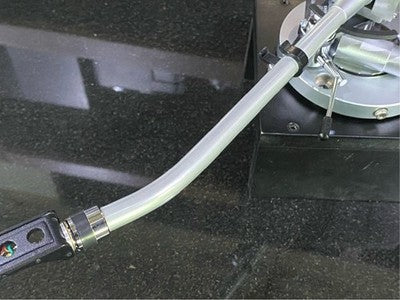 SAEC WE-407/GT TONE ARM WITH ORIGINAL SHELL, SAEC CABLE, AND ORIGINAL BOX