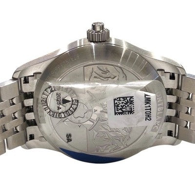 MONT BLANC 125582 MONOPUSHER CHRONOGRAPH MEN'S WRISTWATCH SS ROUND FACE SWISS