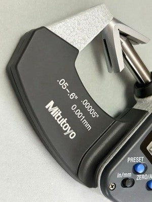 MITUTOYO 314-351 V-TYPE MICROMETER INCH MM PRECISION MEASURING TOOL IMPORTED